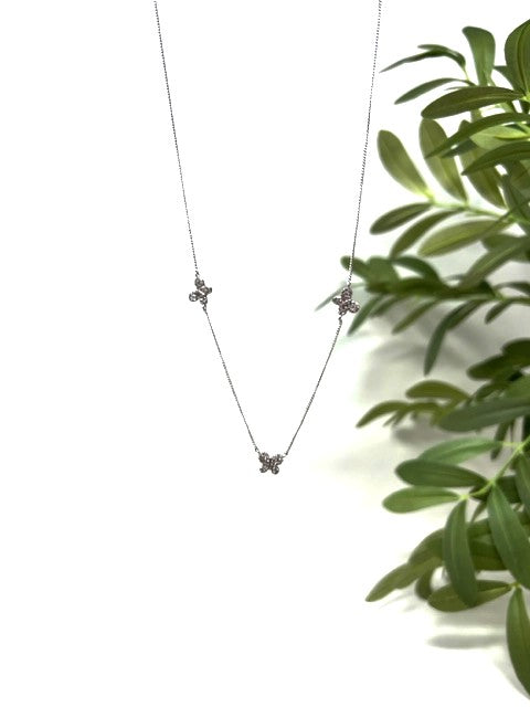 Butterfly silver necklace, tween birthday gift ideas, graduation gift ideas for her, girlfriend jewelry, dating jewelry ideas