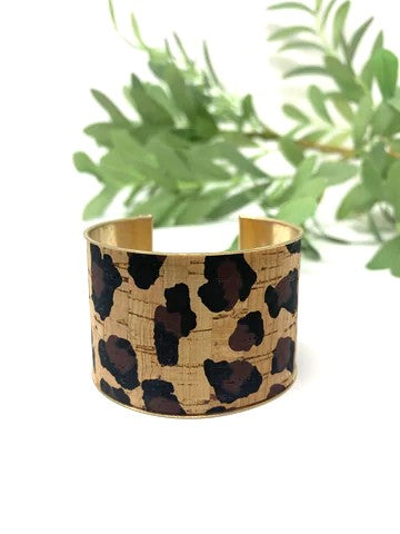 Cheetah Cork bracelet