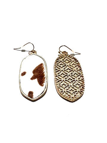 Our lancaster earring is gold tone