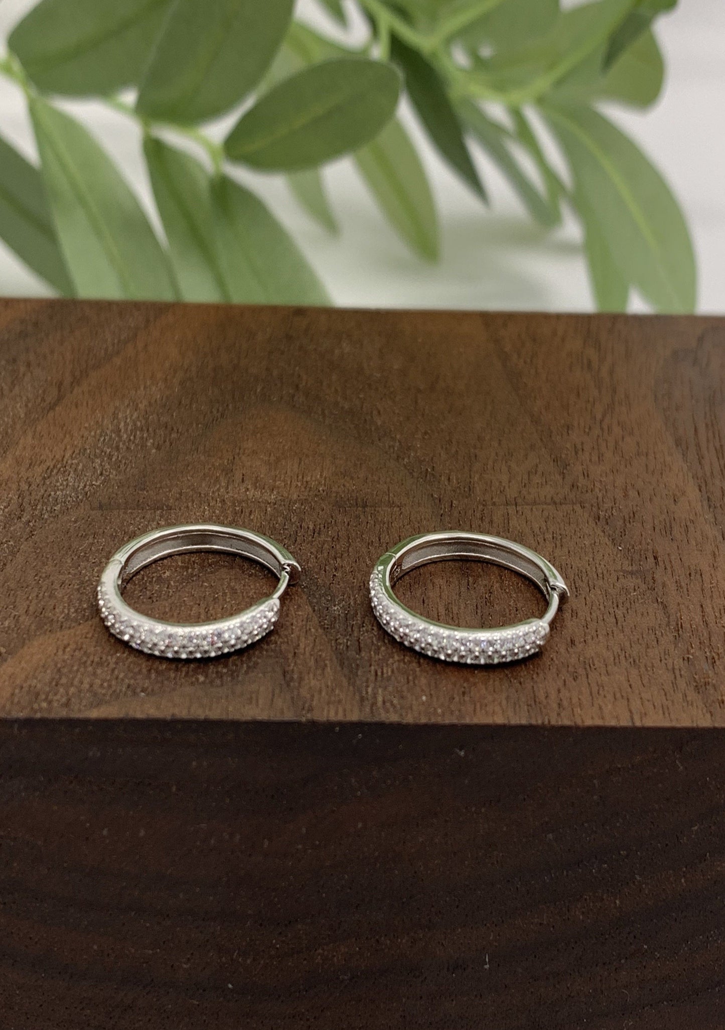 Made from sterling silver with rhodium plated to prevent tarnishing. They are beautifully designed with 34 round cubic zirconia in a prong setting. new mom gift, mom gift, graduation gifts, new job gifts, girlfriend gifts Christmas gifts