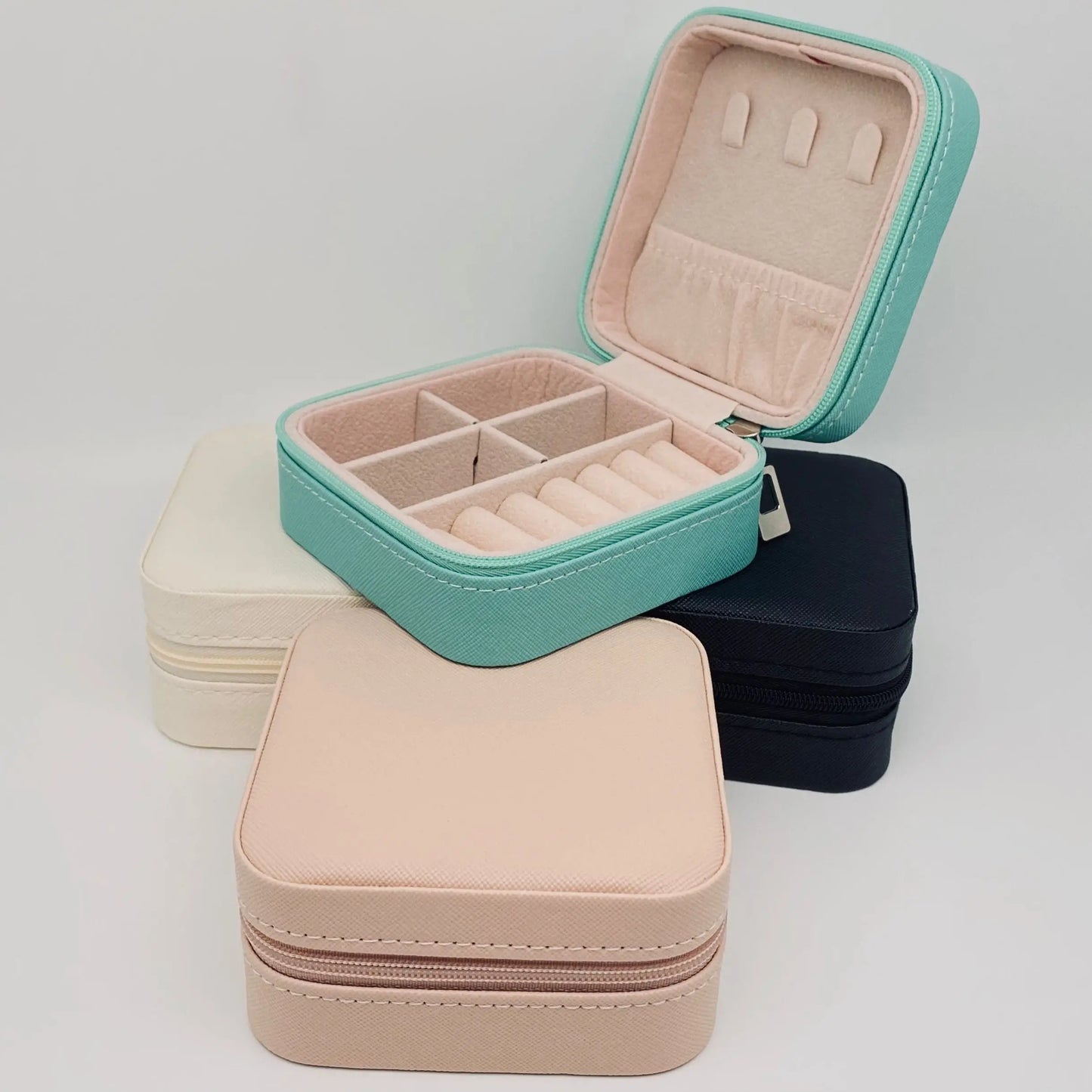 Travel Jewelry Earring Ring Necklace Storage Box