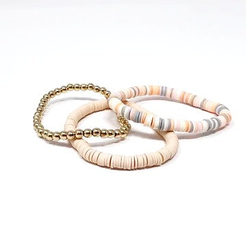Key largo bracelet set of three