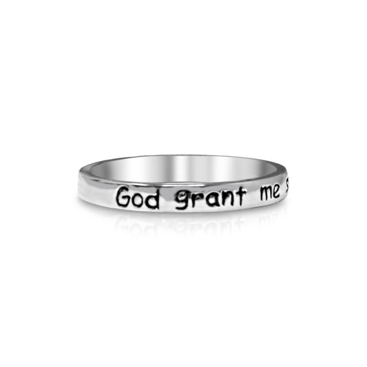 925 sterling silver serenity ring, silver ring, sterling rings, silver jewelry, sterling jewelry, Christian gifts, serenity ring, serenity gifts, silver Christian gifts, silver mom gifts, mom gift, teen gifts, baptism gifts, silver baptism, Christmas gifts, birthday gifts, anniversary gifts