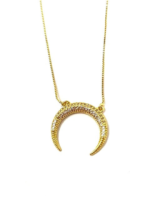 Crescent Moon Necklace – The Olive Twig