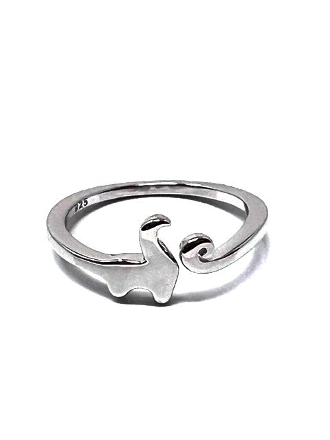 sterling silver ring, dinosaur rings, silver ring