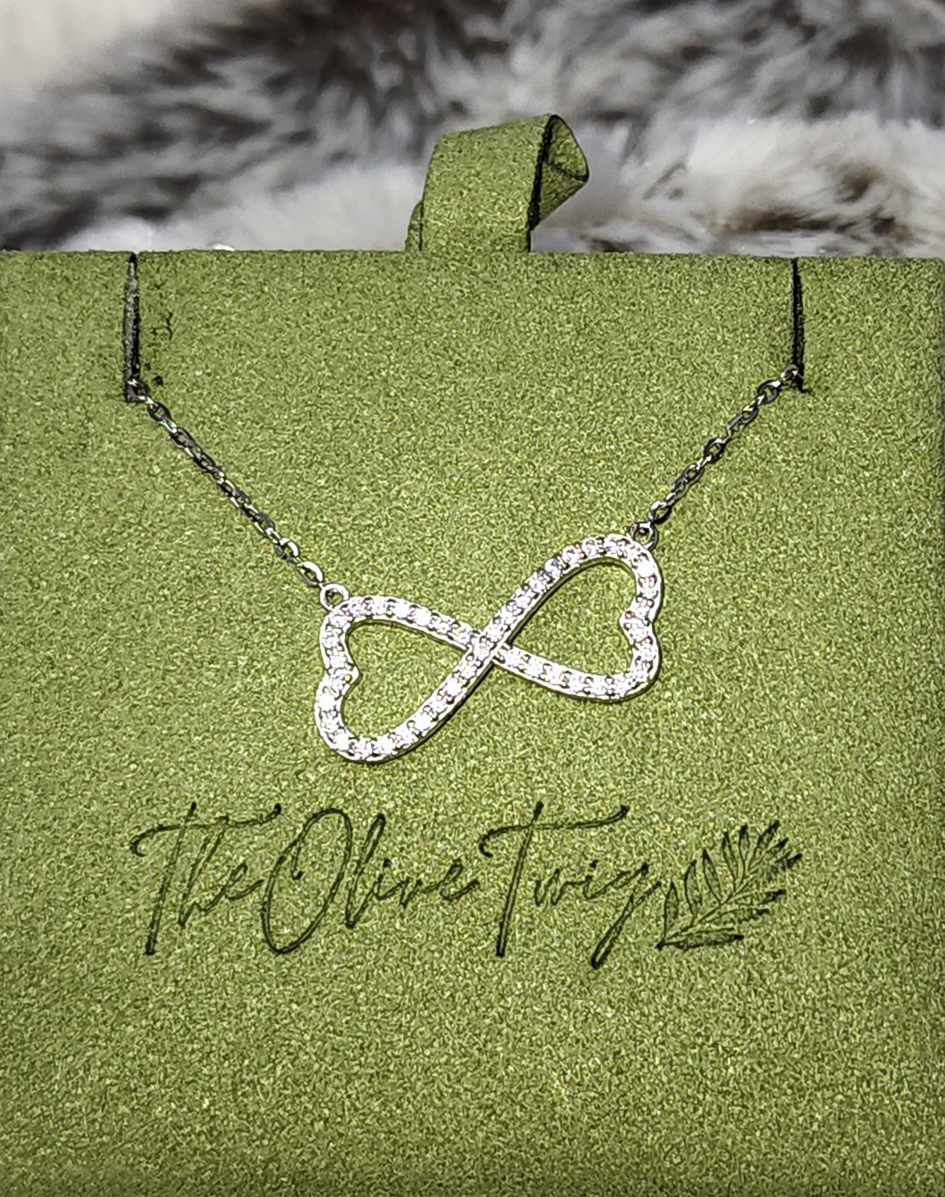 Infinity heart necklace 